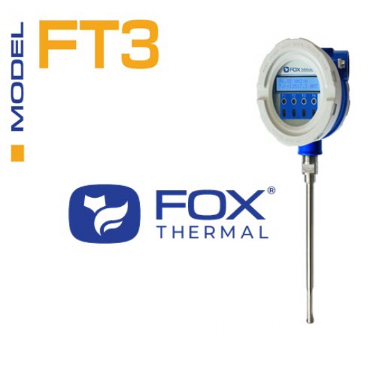 Model FT3 Đồng hồ đo lưu lượng khí Fox Thermal  - Thermal Mass Flow Meter
