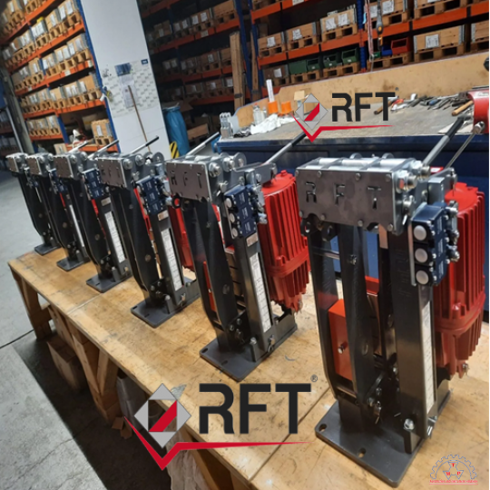 Phanh đĩa RSTN Romer – Phanh tốc độ cao, fail-safe cho cầu trục & công nghiệp nặng