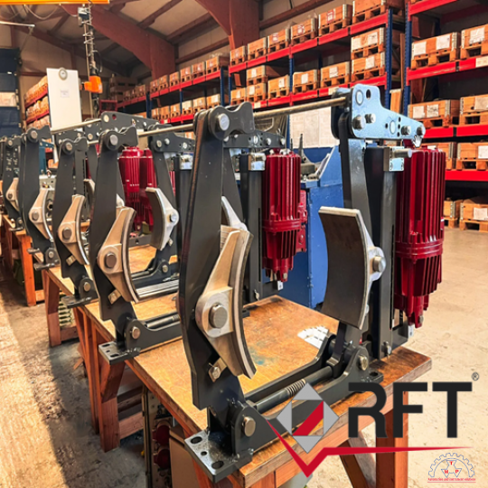 Phanh tang trống RT Romer – Giải pháp an toàn cho cầu trục tải nặng (đến 10.000Nm)